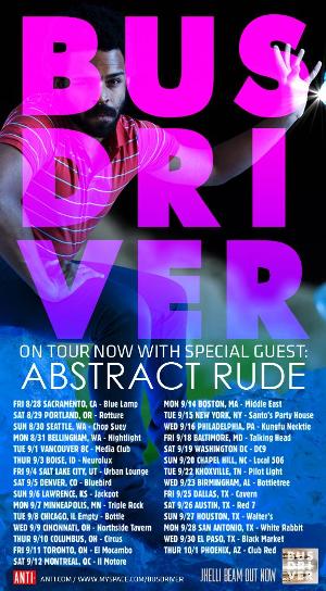 Busdriver tour flyer